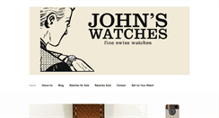 Desktop Screenshot of johnswatches.com